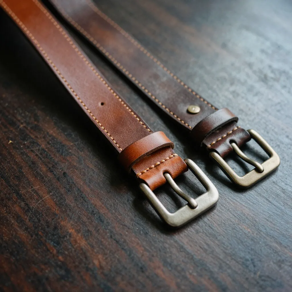 Leather belt crafting