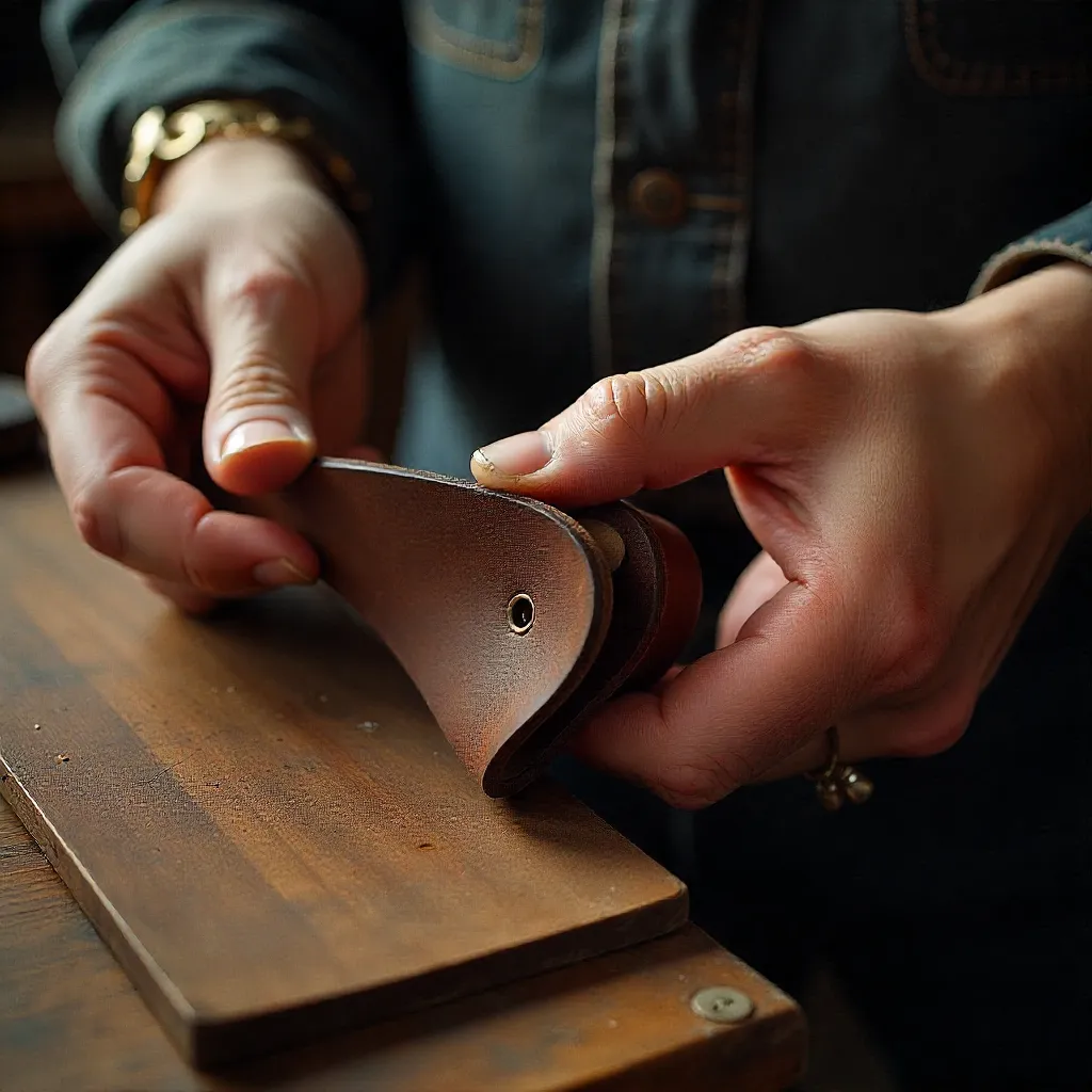 Leather belt collection